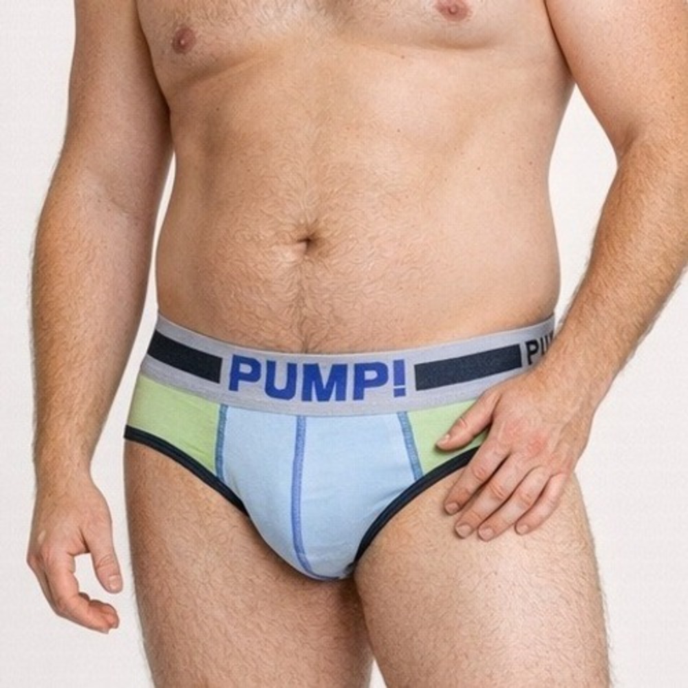 PUMP! Cotton Briefs Green/Blue Size XXL (34-36) H69 NWT